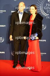 Adrian Newey (GBR) Red Bull Racing Chief Technical Officer with his wife Marigold Newey. 06.12.2013. FIA Prize Giving Ceremony, Paris, France.