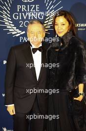 Jean Todt (FRA) FIA President with his wife Michelle Yeoh (MAL). 06.12.2013. FIA Prize Giving Ceremony, Paris, France.