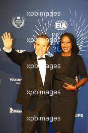 Jacky Ickx (BEL) with his wife Khadja Nin. 06.12.2013. FIA Prize Giving Ceremony, Paris, France.