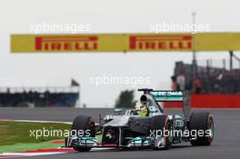 Nico Rosberg (GER) Mercedes AMG F1 W04. 28.06.2013. Formula 1 World Championship, Rd 8, British Grand Prix, Silverstone, England, Practice Day.