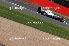 Lewis Hamilton (GBR) Mercedes AMG F1 W04. 28.06.2013. Formula 1 World Championship, Rd 8, British Grand Prix, Silverstone, England, Practice Day.