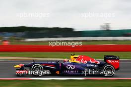 Mark Webber (AUS) Red Bull Racing RB9. 28.06.2013. Formula 1 World Championship, Rd 8, British Grand Prix, Silverstone, England, Practice Day.