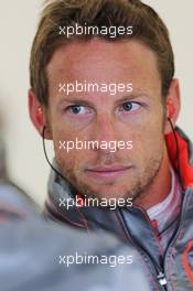 Jenson Button (GBR) McLaren. 28.06.2013. Formula 1 World Championship, Rd 8, British Grand Prix, Silverstone, England, Practice Day.