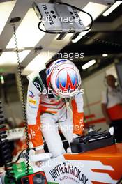 Paul di Resta (GBR) Sahara Force India VJM06. 28.06.2013. Formula 1 World Championship, Rd 8, British Grand Prix, Silverstone, England, Practice Day.