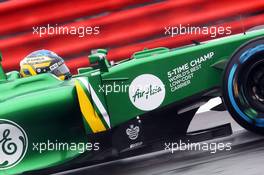 Charles Pic (FRA) Caterham CT03. 28.06.2013. Formula 1 World Championship, Rd 8, British Grand Prix, Silverstone, England, Practice Day.