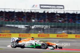 Paul di Resta (GBR) Sahara Force India VJM06. 28.06.2013. Formula 1 World Championship, Rd 8, British Grand Prix, Silverstone, England, Practice Day.