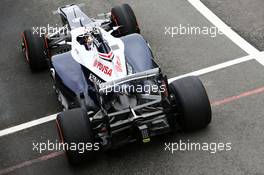Pastor Maldonado (VEN) Williams FW35 rear wing. 28.06.2013. Formula 1 World Championship, Rd 8, British Grand Prix, Silverstone, England, Practice Day.