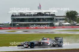 Esteban Gutierrez (MEX) Sauber C32. 28.06.2013. Formula 1 World Championship, Rd 8, British Grand Prix, Silverstone, England, Practice Day.