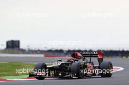 Kimi Raikkonen (FIN) Lotus F1 E21. 28.06.2013. Formula 1 World Championship, Rd 8, British Grand Prix, Silverstone, England, Practice Day.