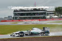 Lewis Hamilton (GBR) Mercedes AMG F1 W04. 28.06.2013. Formula 1 World Championship, Rd 8, British Grand Prix, Silverstone, England, Practice Day.