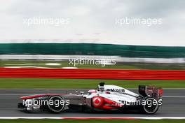 Jenson Button (GBR) McLaren MP4-28. 28.06.2013. Formula 1 World Championship, Rd 8, British Grand Prix, Silverstone, England, Practice Day.