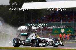 Lewis Hamilton (GBR) Mercedes AMG F1 W04. 28.06.2013. Formula 1 World Championship, Rd 8, British Grand Prix, Silverstone, England, Practice Day.