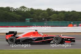 Jules Bianchi (FRA) Marussia F1 Team MR02. 28.06.2013. Formula 1 World Championship, Rd 8, British Grand Prix, Silverstone, England, Practice Day.