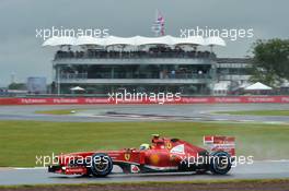 Felipe Massa (BRA) Ferrari F138. 28.06.2013. Formula 1 World Championship, Rd 8, British Grand Prix, Silverstone, England, Practice Day.