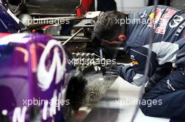 Sensor equipment on the Red Bull Racing RB9. 28.06.2013. Formula 1 World Championship, Rd 8, British Grand Prix, Silverstone, England, Practice Day.