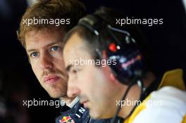 Sebastian Vettel (GER) Red Bull Racing. 28.06.2013. Formula 1 World Championship, Rd 8, British Grand Prix, Silverstone, England, Practice Day.