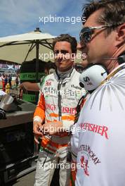 Adrian Sutil (GER), Sahara Force India F1 Team   30.06.2013. Formula 1 World Championship, Rd 8, British Grand Prix, Silverstone, England, Race Day.