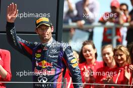 Mark Webber (AUS) Red Bull Racing. 30.06.2013. Formula 1 World Championship, Rd 8, British Grand Prix, Silverstone, England, Race Day.