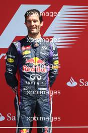 Mark Webber (AUS) Red Bull Racing. 30.06.2013. Formula 1 World Championship, Rd 8, British Grand Prix, Silverstone, England, Race Day.
