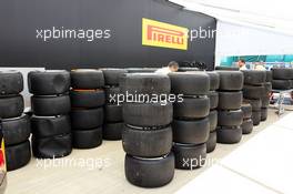Used Pirelli tyres. 30.06.2013. Formula 1 World Championship, Rd 8, British Grand Prix, Silverstone, England, Race Day.
