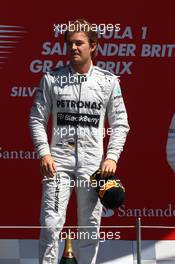 Nico Rosberg (GER) Mercedes AMG F1 W04. 30.06.2013. Formula 1 World Championship, Rd 8, British Grand Prix, Silverstone, England, Race Day.