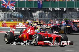 Felipe Massa (BRA) Ferrari F138. 30.06.2013. Formula 1 World Championship, Rd 8, British Grand Prix, Silverstone, England, Race Day.