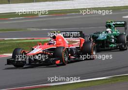 Max Chilton (GBR), Marussia F1 Team  30.06.2013. Formula 1 World Championship, Rd 8, British Grand Prix, Silverstone, England, Race Day.