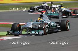 Lewis Hamilton (GBR), Mercedes Grand Prix  30.06.2013. Formula 1 World Championship, Rd 8, British Grand Prix, Silverstone, England, Race Day.