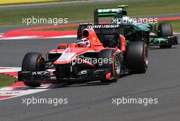 Max Chilton (GBR), Marussia F1 Team  30.06.2013. Formula 1 World Championship, Rd 8, British Grand Prix, Silverstone, England, Race Day.