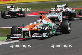 Paul di Resta (GBR), Force India Formula One Team  30.06.2013. Formula 1 World Championship, Rd 8, British Grand Prix, Silverstone, England, Race Day.