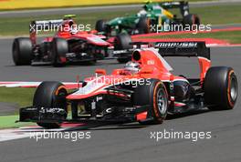 Jules Bianchi (FRA), Marussia Formula One Team   30.06.2013. Formula 1 World Championship, Rd 8, British Grand Prix, Silverstone, England, Race Day.