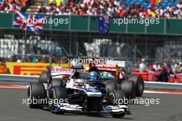 Pastor Maldonado (VEN) Williams FW35. 30.06.2013. Formula 1 World Championship, Rd 8, British Grand Prix, Silverstone, England, Race Day.