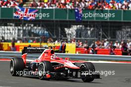 Max Chilton (GBR) Marussia F1 Team MR02. 30.06.2013. Formula 1 World Championship, Rd 8, British Grand Prix, Silverstone, England, Race Day.