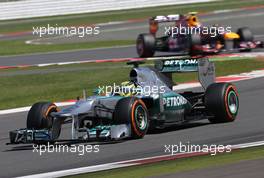 Nico Rosberg (GER), Mercedes GP  30.06.2013. Formula 1 World Championship, Rd 8, British Grand Prix, Silverstone, England, Race Day.