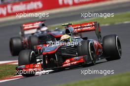 Sergio Perez (MEX) McLaren MP4-28. 30.06.2013. Formula 1 World Championship, Rd 8, British Grand Prix, Silverstone, England, Race Day.