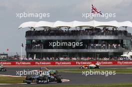 Lewis Hamilton (GBR) Mercedes AMG F1 W04. 30.06.2013. Formula 1 World Championship, Rd 8, British Grand Prix, Silverstone, England, Race Day.