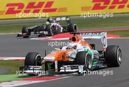 Paul di Resta (GBR), Force India Formula One Team  30.06.2013. Formula 1 World Championship, Rd 8, British Grand Prix, Silverstone, England, Race Day.