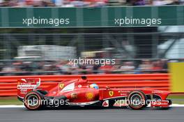 Fernando Alonso (ESP) Ferrari F138. 29.06.2013. Formula 1 World Championship, Rd 8, British Grand Prix, Silverstone, England, Qualifying Day.