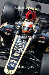 Romain Grosjean (FRA) Lotus F1 E21. 29.06.2013. Formula 1 World Championship, Rd 8, British Grand Prix, Silverstone, England, Qualifying Day.