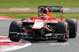 Max Chilton (GBR) Marussia F1 Team MR02. 29.06.2013. Formula 1 World Championship, Rd 8, British Grand Prix, Silverstone, England, Qualifying Day.