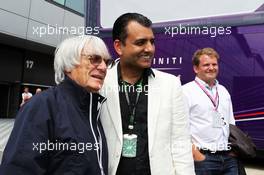 Bernie Ecclestone (GBR) CEO Formula One Group (FOM). 29.06.2013. Formula 1 World Championship, Rd 8, British Grand Prix, Silverstone, England, Qualifying Day.