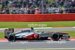 Sergio Perez (MEX) McLaren MP4-28. 29.06.2013. Formula 1 World Championship, Rd 8, British Grand Prix, Silverstone, England, Qualifying Day.