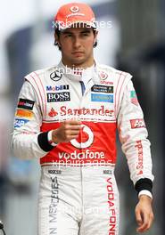 Sergio Perez (MEX), McLaren Mercedes  29.06.2013. Formula 1 World Championship, Rd 8, British Grand Prix, Silverstone, England, Qualifying Day.