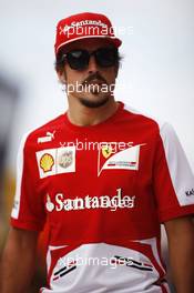 Fernando Alonso (ESP) Ferrari. 29.06.2013. Formula 1 World Championship, Rd 8, British Grand Prix, Silverstone, England, Qualifying Day.