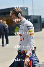 Sebastian Vettel (GER) Red Bull Racing. 29.06.2013. Formula 1 World Championship, Rd 8, British Grand Prix, Silverstone, England, Qualifying Day.