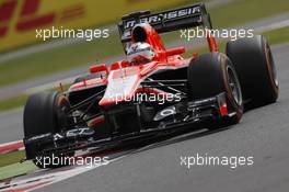 Jules Bianchi (FRA) Marussia F1 Team MR02. 29.06.2013. Formula 1 World Championship, Rd 8, British Grand Prix, Silverstone, England, Qualifying Day.