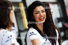 Sahara Force India F1 Team Speed Divas. 29.06.2013. Formula 1 World Championship, Rd 8, British Grand Prix, Silverstone, England, Qualifying Day.