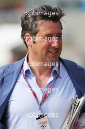 John McEvoy (GBR) Journalist. 29.06.2013. Formula 1 World Championship, Rd 8, British Grand Prix, Silverstone, England, Qualifying Day.