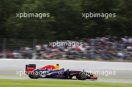 Mark Webber (AUS) Red Bull Racing RB9. 29.06.2013. Formula 1 World Championship, Rd 8, British Grand Prix, Silverstone, England, Qualifying Day.