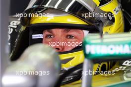 Nico Rosberg (GER) Mercedes AMG F1 W04. 29.06.2013. Formula 1 World Championship, Rd 8, British Grand Prix, Silverstone, England, Qualifying Day.